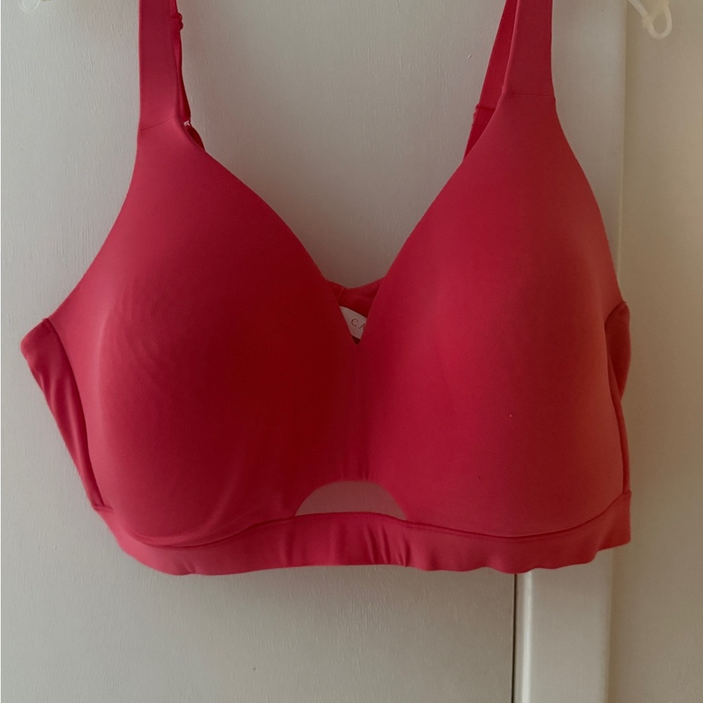 Lane Bryant Smooth Red Wireless T-Shirt Bra